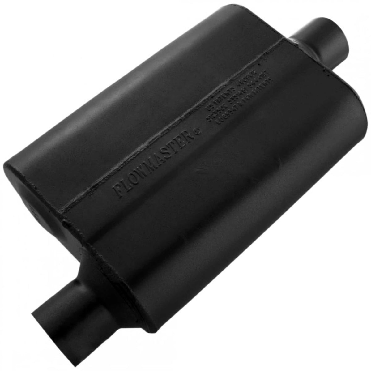FLOWMASTER 42541 Flowmaster 40 Series Chambered Muffler – 2.50" Offset In / 2.50" Center Out
