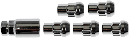 Dorman 712-628 WHEEL NUT LOCK CHROME ACORN SET M14-1.50