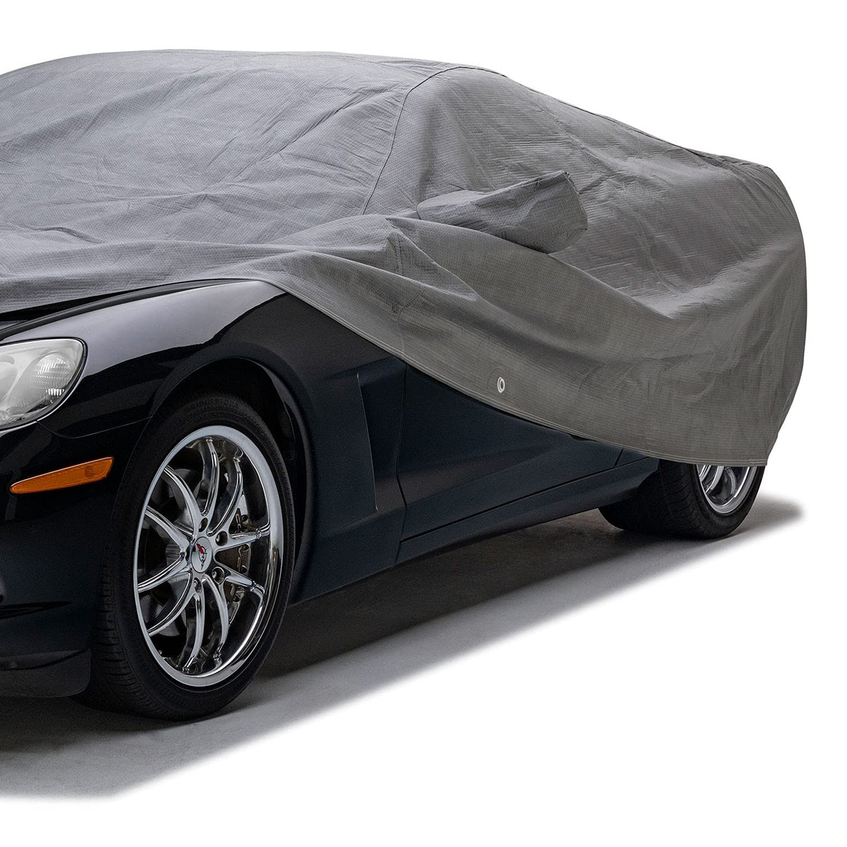 COVERCRAFT C18466IC Covercraft Custom 5-Layer Indoor Car Cover | C18466IC | Compatible with: 2020-2022 Chevrolet Corvette Stingray with Low Spoiler | Gray
