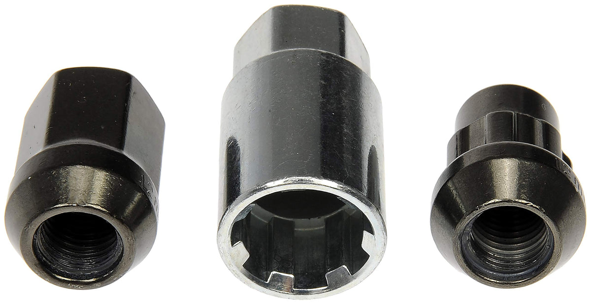 Dorman 713-675Z Hyper Black Acorn Wheel Nut Lock Set