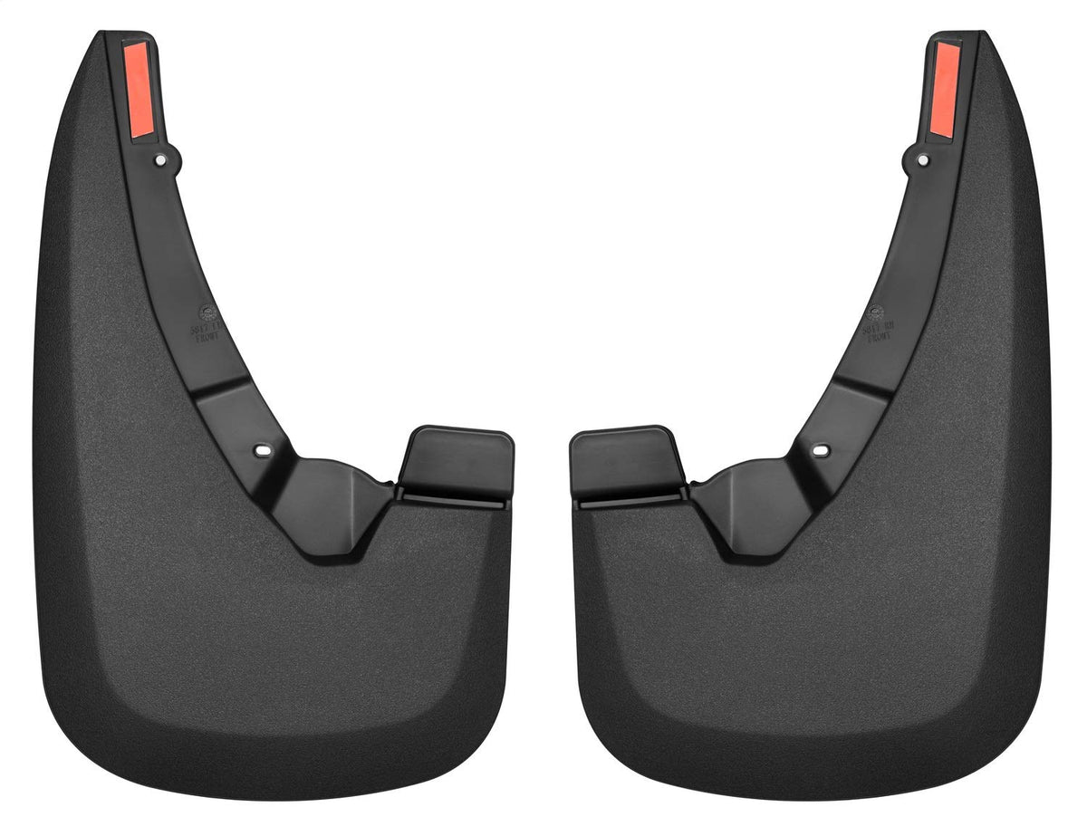 Husky Liners 58171 Husky Liners Custom Mud Guards – Fits 2009-2024 Dodge Ram 1500 (19-24 Classic Body) 2010-2018 Dodge Ram 2500/3500, w/Out OEM Fender Flares – Front Set, 2-pc Black - 58171