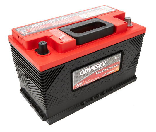 ODYSSEY BATTERY ODP-AGM94RH7L4 Odyssey Battery, Performance Series, AGM, 12V, 850 Cranking amps, Top Post Terminals, 12.36 in L x 7.47 in H x 6.85 in W, Each