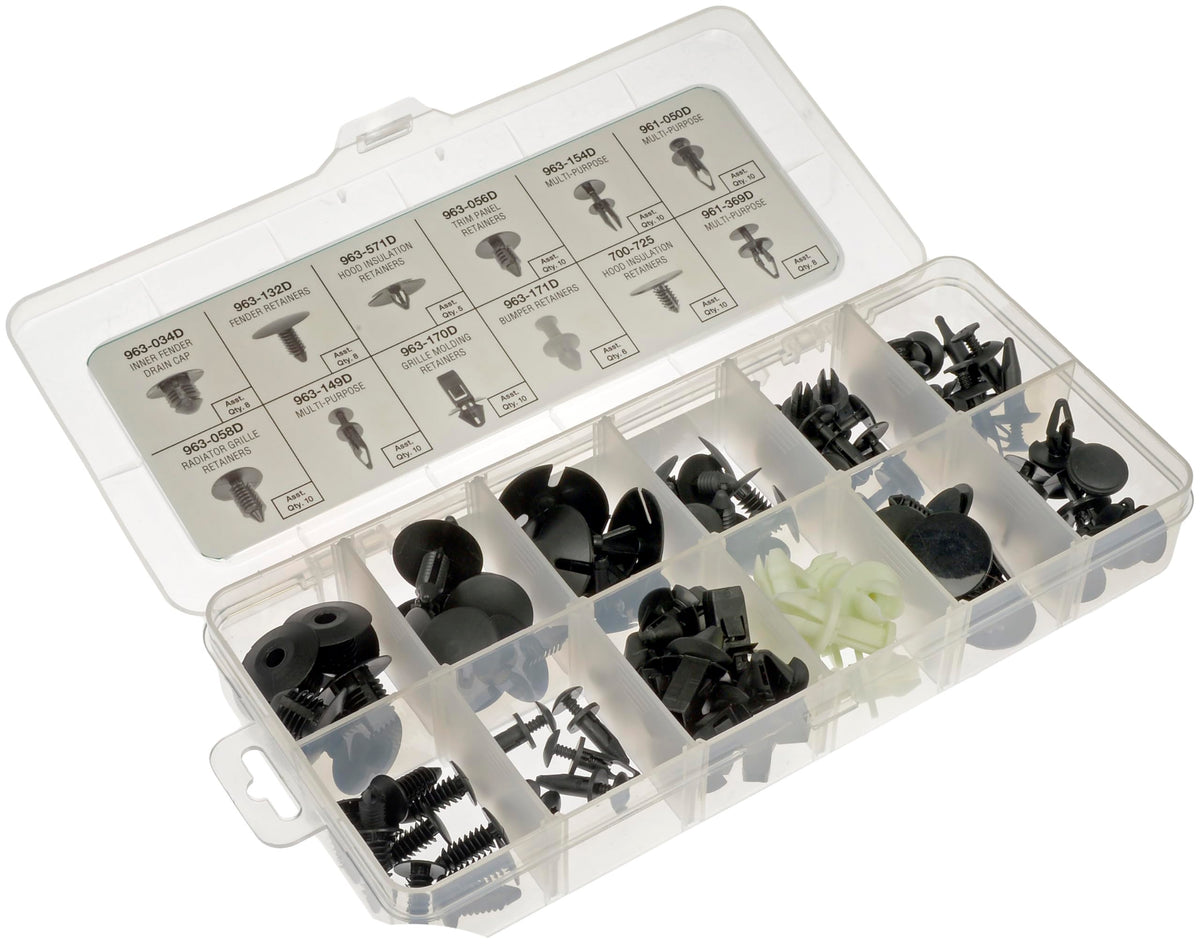 Dorman 030-743 Body Fastener Tech Tray, 95 Piece Universal Fit