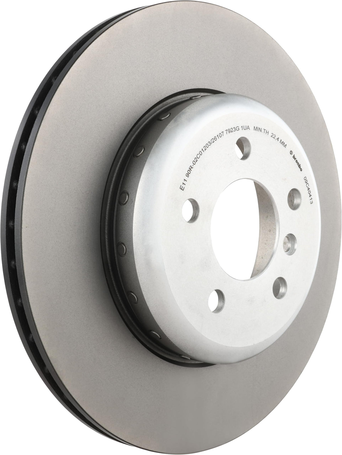BREMBO 09.C404.13 Brembo 09.C404.13 Composite two piece UV Coated vented Rear Brake Rotor BMW OE# 34206894381