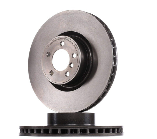 BREMBO 09A77111C02 Brembo 09.A771.11 UV Coated Pillar Vented Front Brake Rotor LAND ROVER OE# LR011591