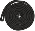 CMP Cordage CDL1225BK, Dock Line, 1/2" Diameter - 25' Length, Double Braid, Black