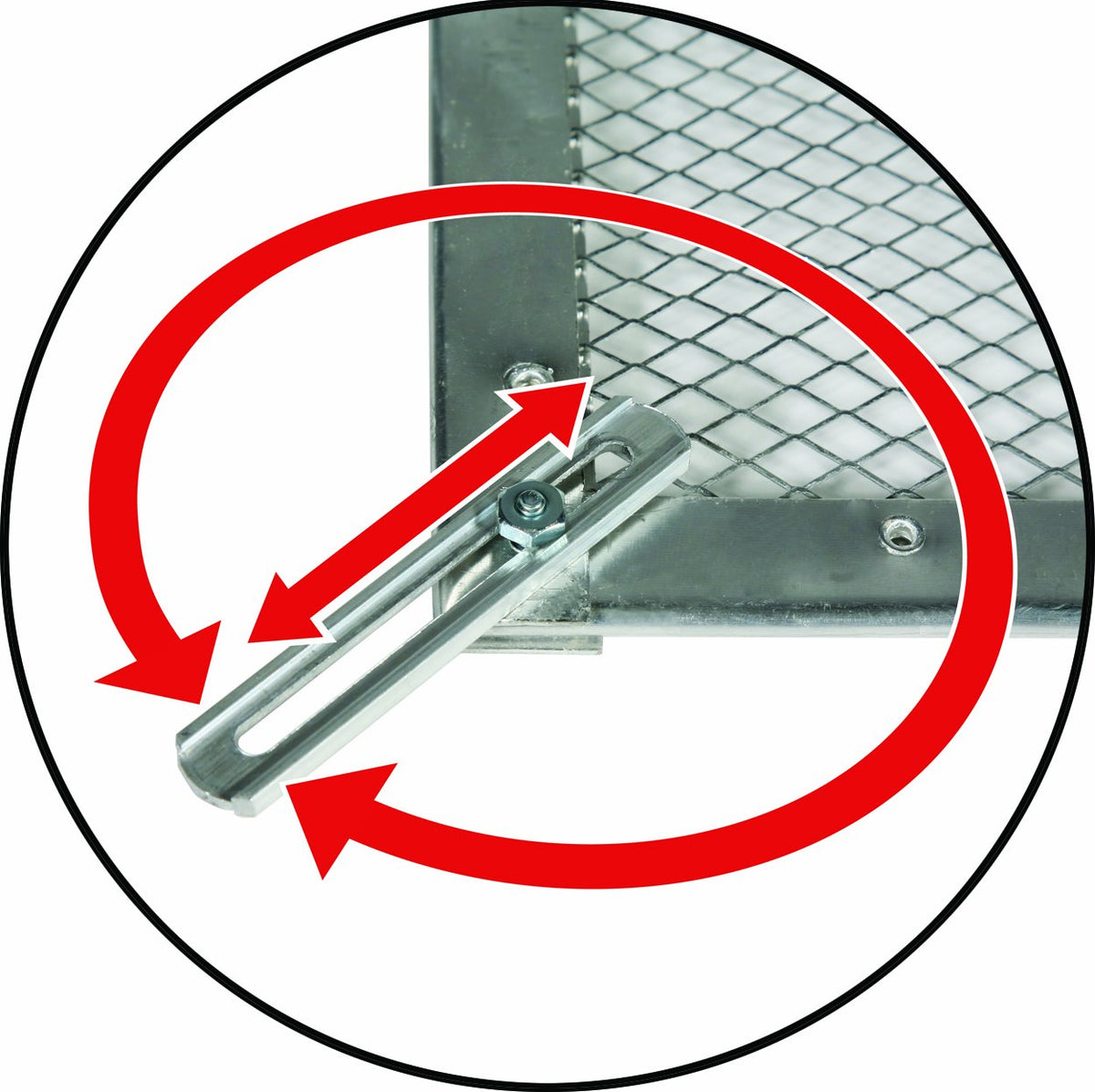 CAMCO 43980 Camco 43980 Aluminum Screen Door Standard Mesh Grille - Protects Your RV's Screen Door, Anodized Aluminum Will Not Corrode