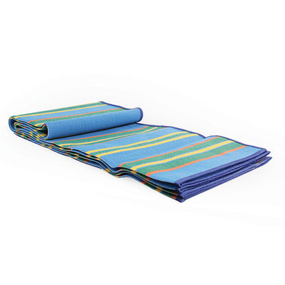 CAMCO 42805 Camco Handy Mat with Strap - Perfect for Picnics, Beaches, RV and Outings - Blue/Green - 60" x 78" (42806)