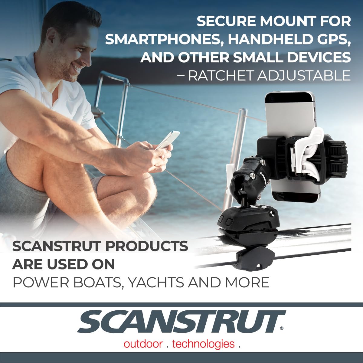 SCANSTRUT RLS-509-402 Scanstrut RLS-509-402 ROKK MINI PHONE MOUNT KIT WITH RAIL