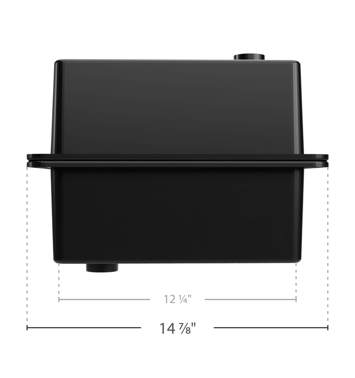 CAMCO 55371 Camco 55371 Vented RV/Marine Battery Box, Standard - Protects Your RV or Marine Battery from Collisions and Contaminants - Holds (1) Group 24 Battery