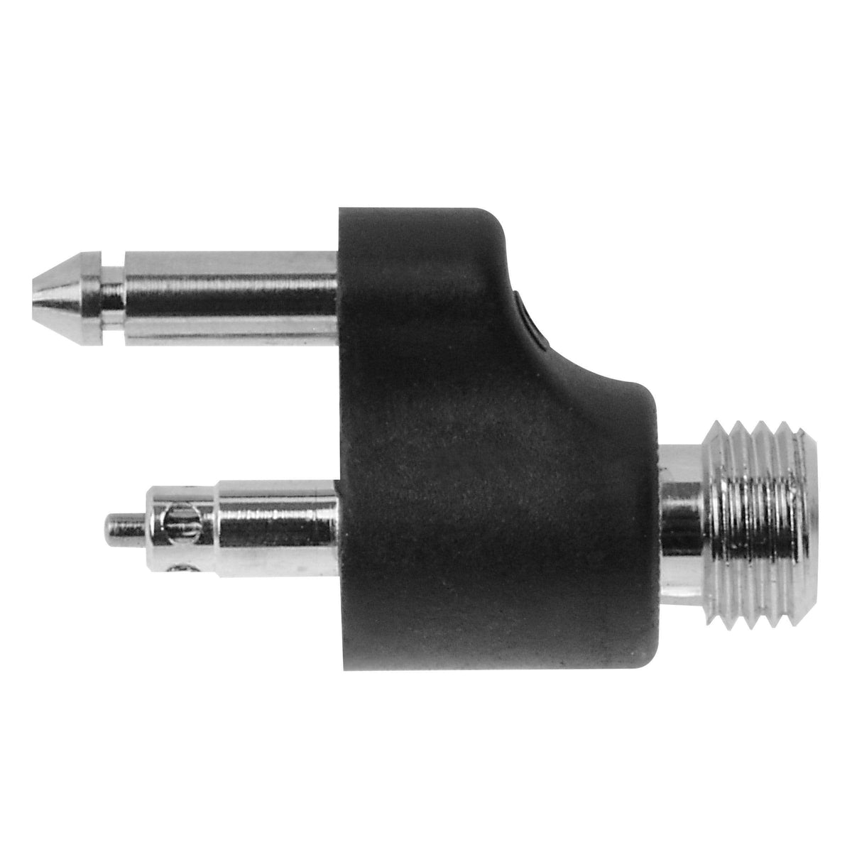 T-H MARINE BE-FU-53190-DP T-H Marine BE-FU-53190-DP Johnson/Evinrude Tank Connector, 1/4" NPT Fuel Fitting, Black