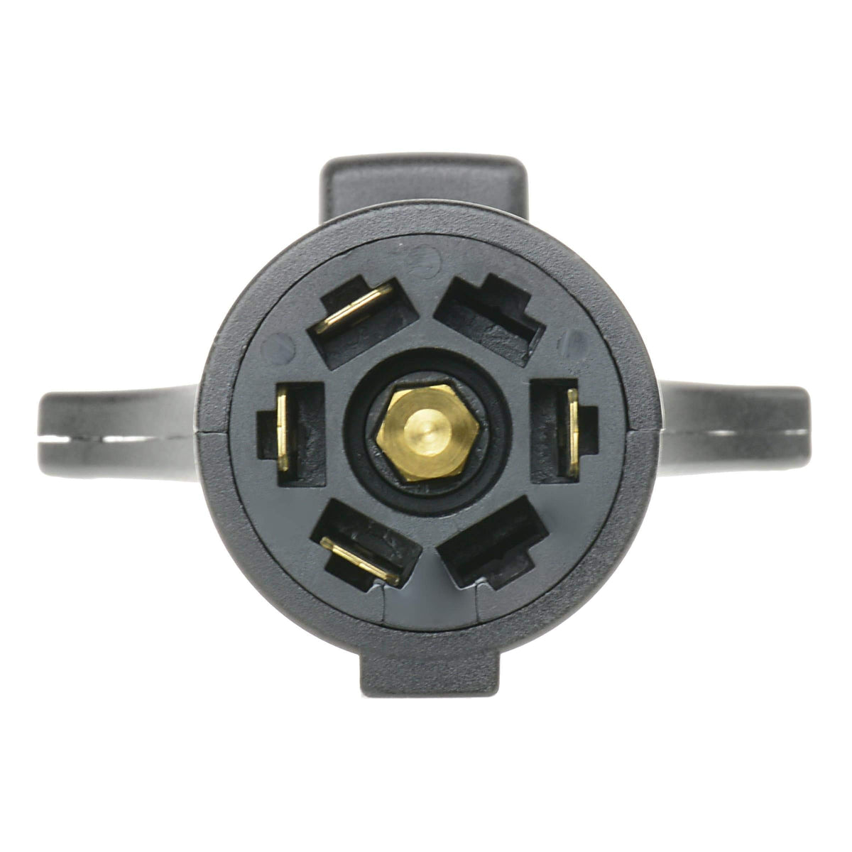 T-H MARINE BE-TR-59395-DP T-H Marine Trailer Wiring Adapter - Round Style 7-Way to 5-Way Adapter, 12 Volt DC