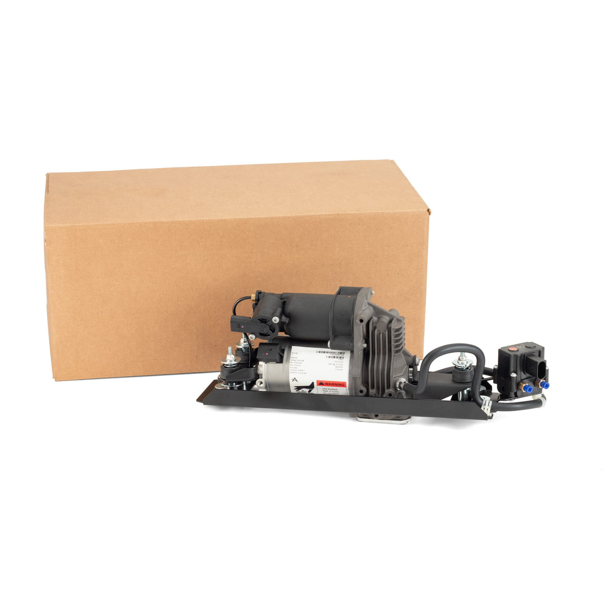 ARNOTT P-3220 Arnott Air Suspension Compressor - 04-10 Bmw 5 Series (E61), Includes Valve Block