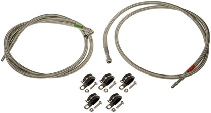 Dorman 819-821 Front Flexible Stainless Steel Braided Fuel Line