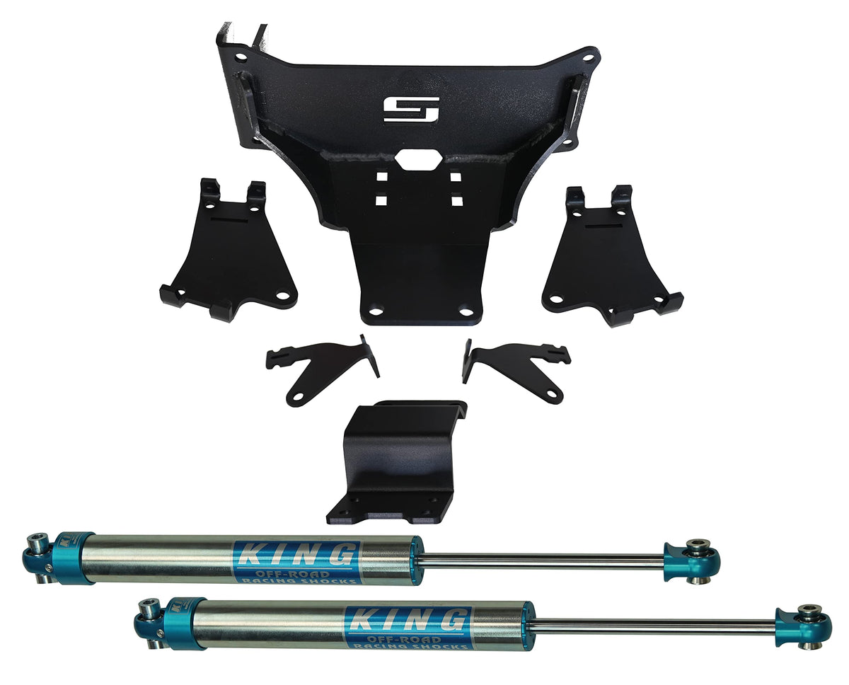 SUPERLIFT 92740 SUPERLIFT SUSPENSION Dual Stabilizer Kit for Ford F-250/F-350 | King 2.0 Series Cylinders | 92740 | Fits 2005-2022 Ford F-250 / F-350 with No Lift to Any Lift Height