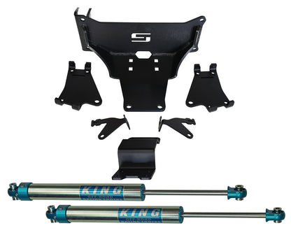 SUPERLIFT 92740 SUPERLIFT SUSPENSION Dual Stabilizer Kit for Ford F-250/F-350 | King 2.0 Series Cylinders | 92740 | Fits 2005-2022 Ford F-250 / F-350 with No Lift to Any Lift Height