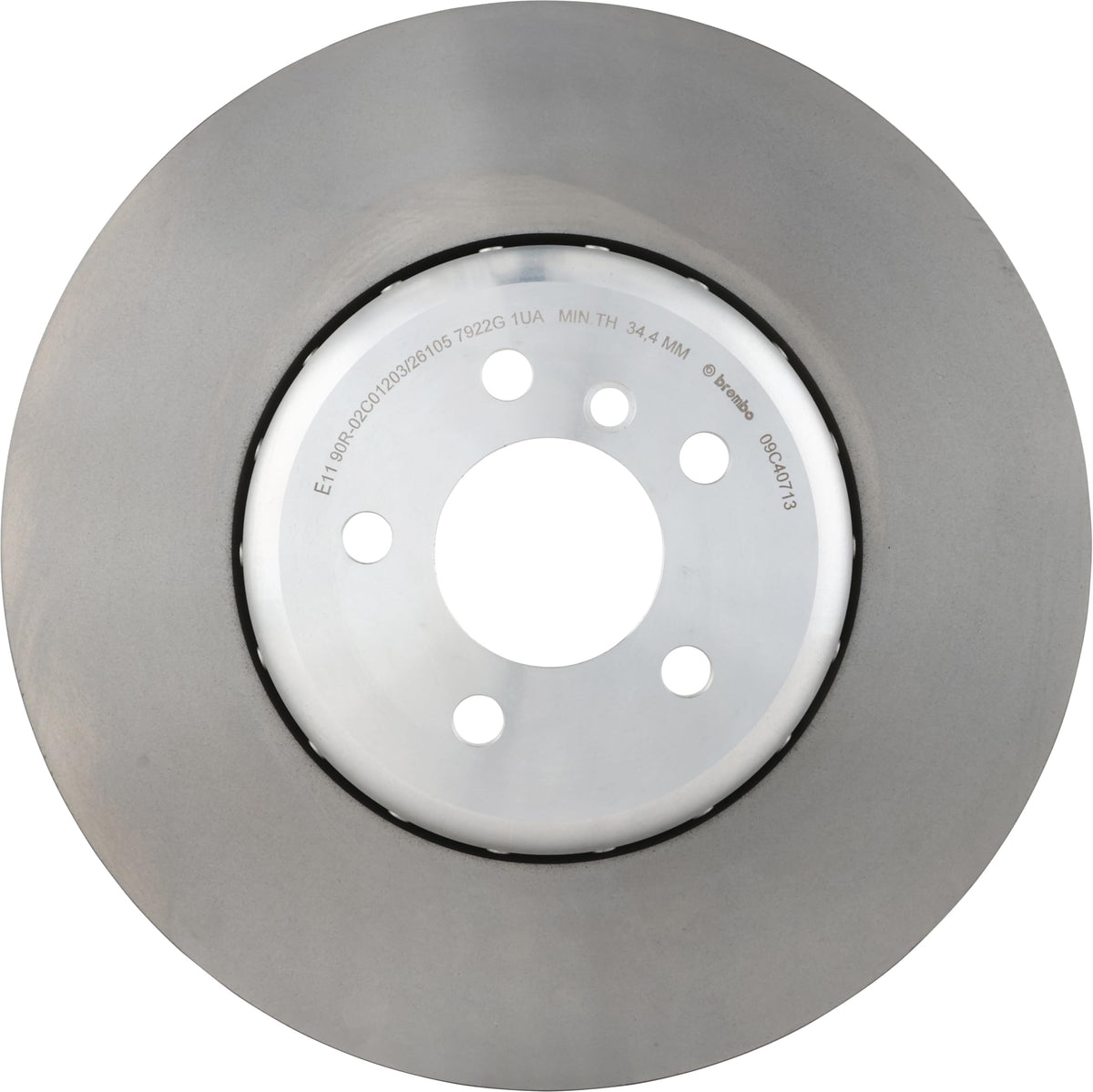 BREMBO 09C40713C02 Brembo 09.C407.13 Composite two piece UV Coated vented Front Brake Rotor BMW OE# 34116785675
