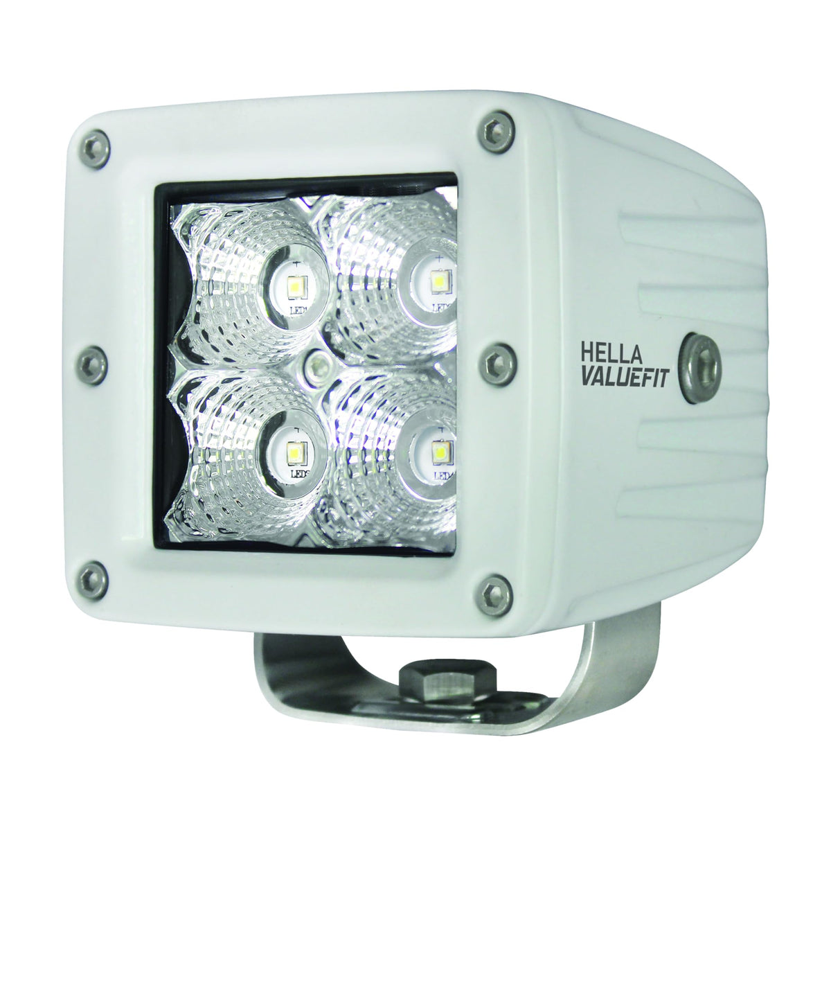 Hella 357204041 ValueFit White Cube Driving Light (Flood Beam