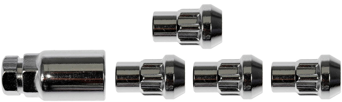 Dorman 712-228 WHEEL NUT LOCK CHROME ACORN SET 1/2-20