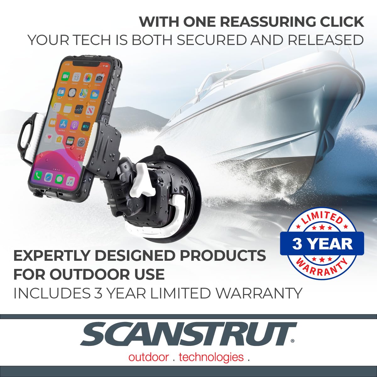 SCANSTRUT RLS-509-405 Scanstrut RLS-509-405 ROKK Mini for Phone with Suction Cup Base