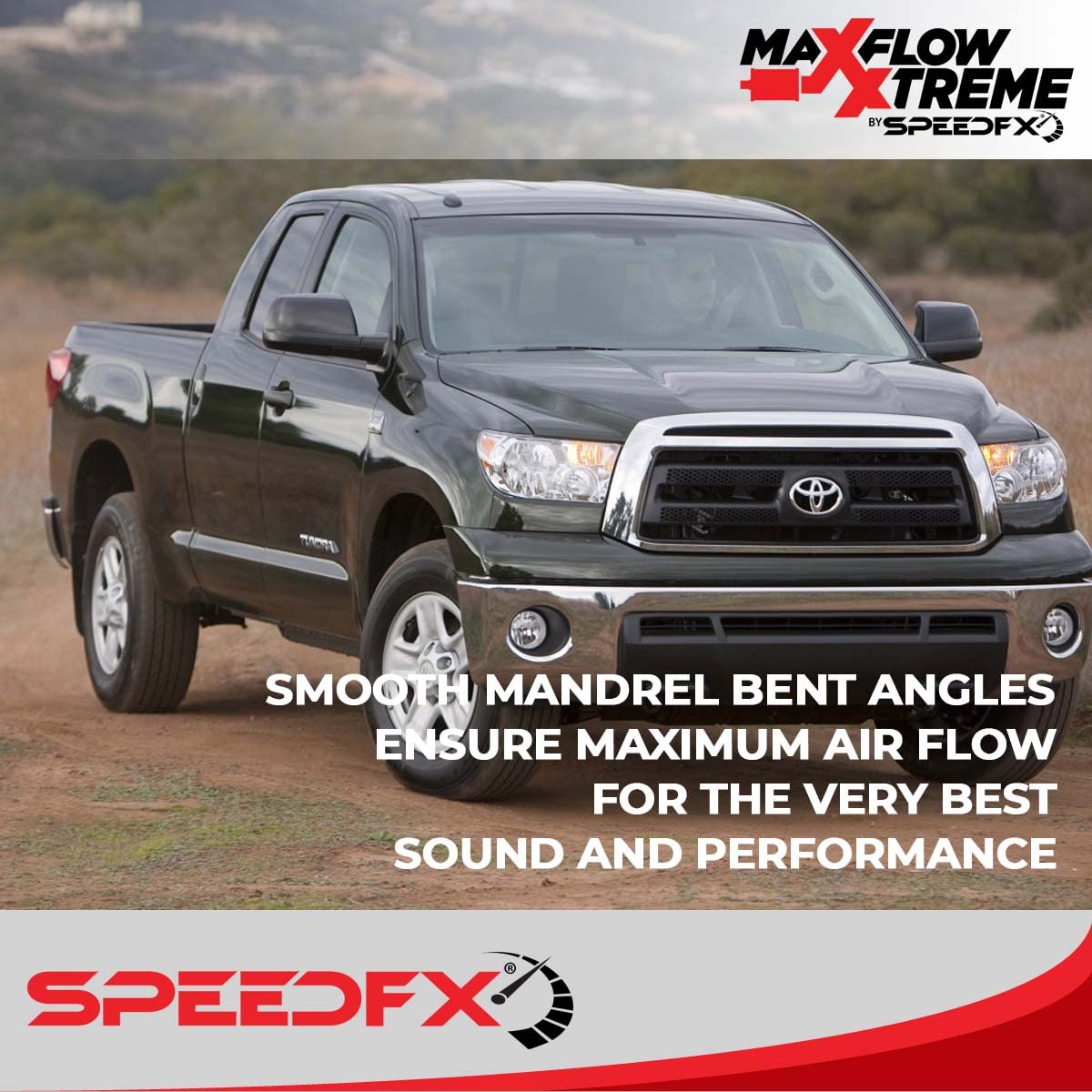 SPEEDFX 50800 MaxFlow Xtreme Cat Back Performance Exhaust System Tundra 2009-2021
