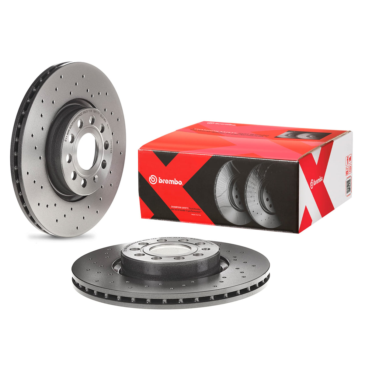 BREMBO 09819281C02 Brembo 09.8192.81 UV Coated vented Front Brake Rotor CHEVROLET OE# 15716362