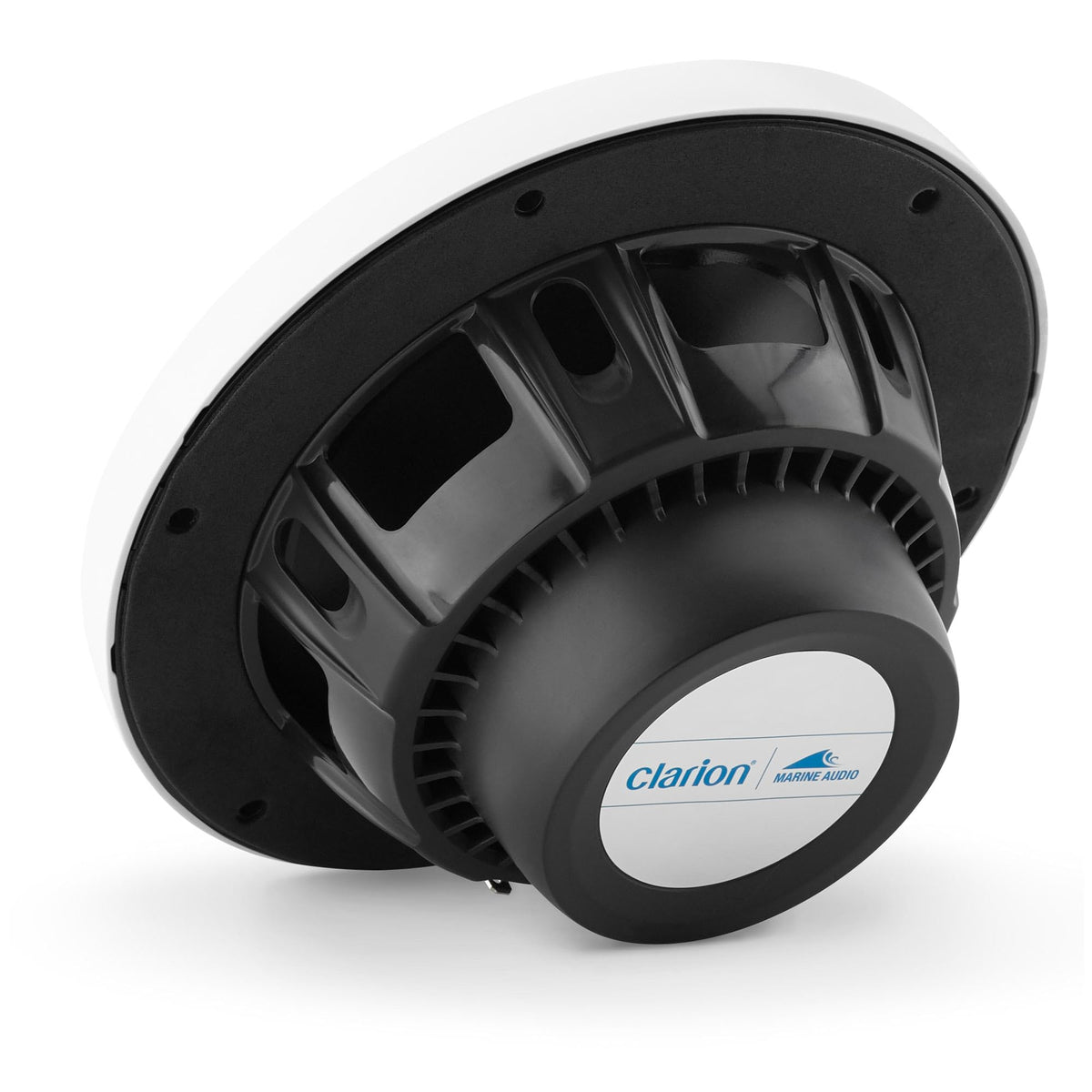 CLARION 010-03045-00 Clarion CMS-651-SWB 6.5-inch Coaxial Marine Speakers 30W RMS Power handling 1/2-inch (13 mm) Polymer Dome Tweeter Includes White & Black Sport Grilles