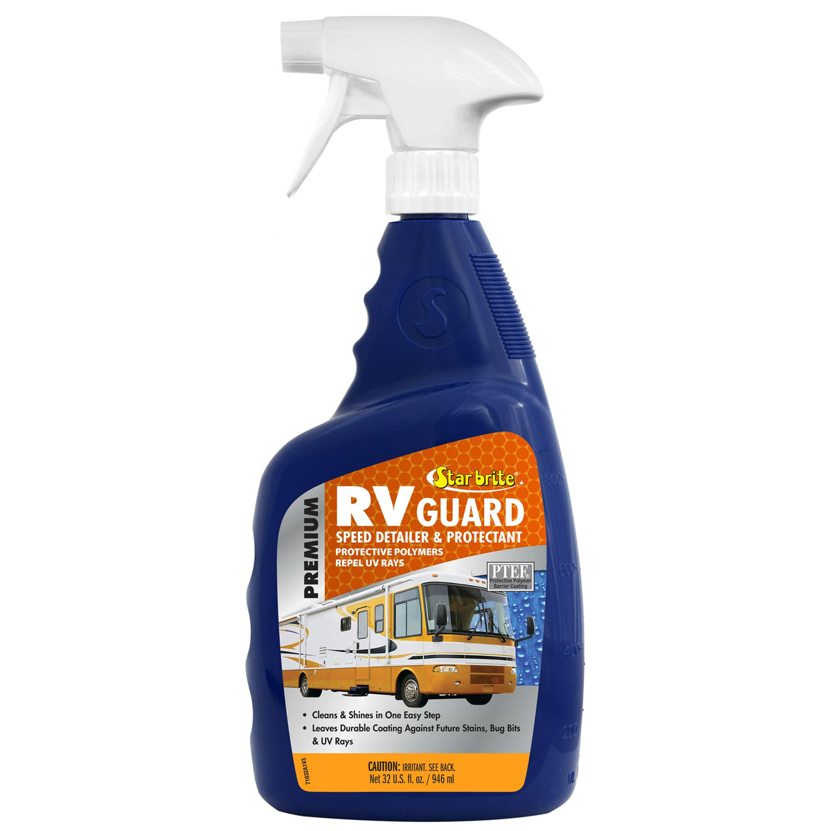 STAR BRITE 071032 STAR BRITE Premium RV Guard Detailer & Protectant Spray – Cleans, Shines & Protects with Protective Polymers - 32 OZ (071032)