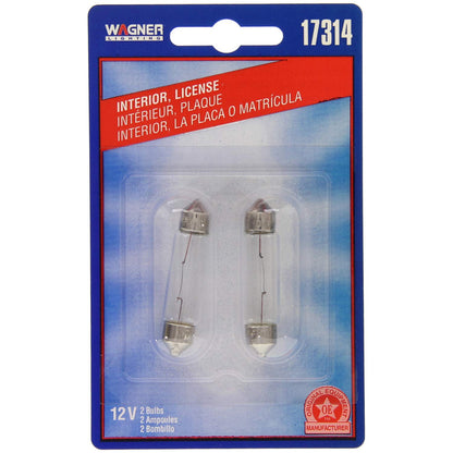 WAGNER BP17314 Wagner Lighting BP17314 Standard Multi-Purpose Light Bulb Card of 2