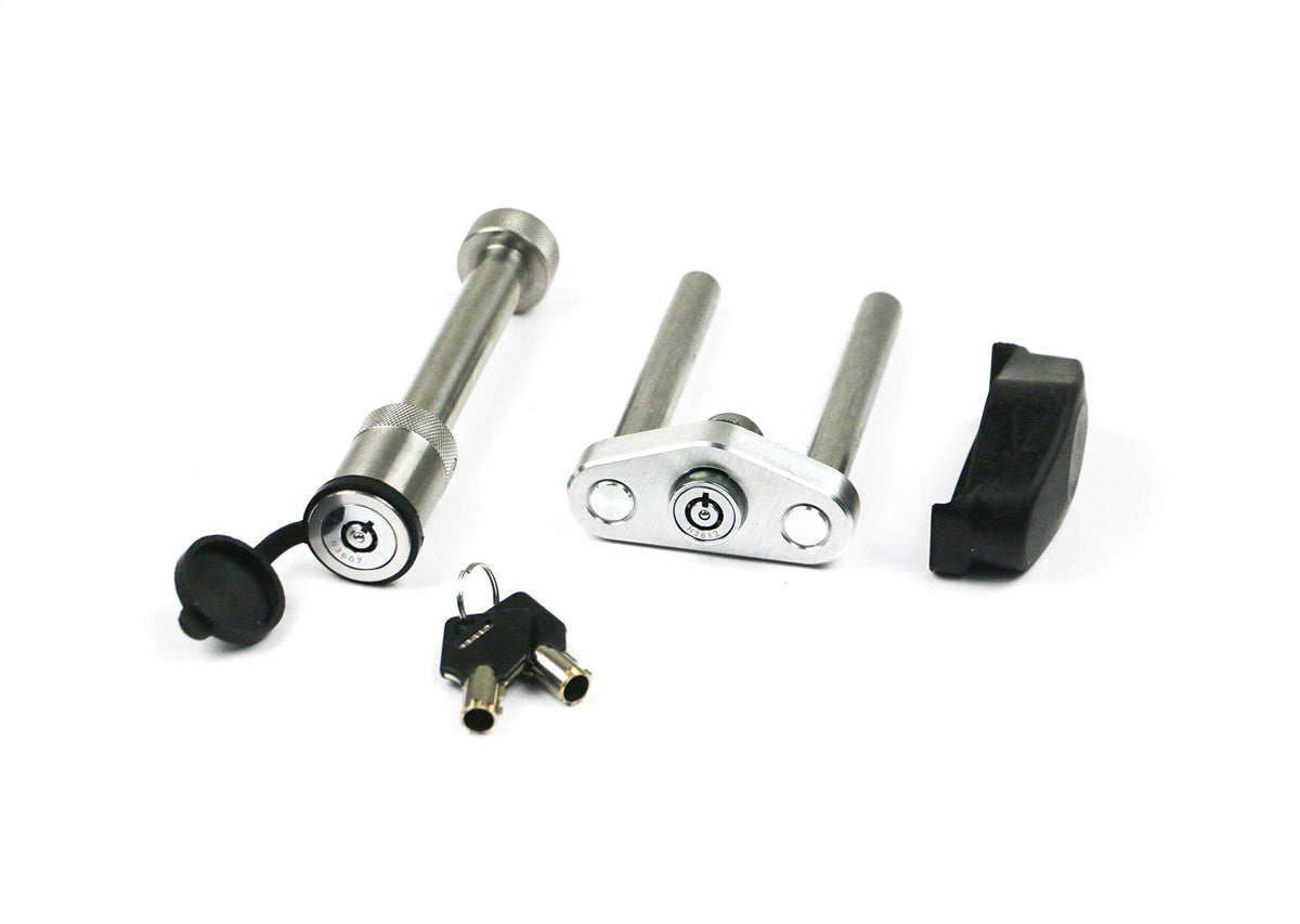 WEIGH SAFE WS06 Weigh Safe WS06 - Keyed Alike Dual Pin Lock and Receiver Pin (Designed to Function with 2",2.5" & 3" Receivers). ONLY FITS 180 Hitch Ball MOUNTS, Black