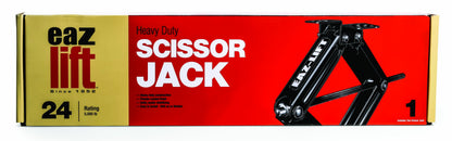CAMCO 48810 Camco EAZ-Lift 24-inch Stabilizing RV Scissor Jack - Features a 5,000 lb Load Capacity - Heavy-Duty Steel Construction -1 Pack (48810)