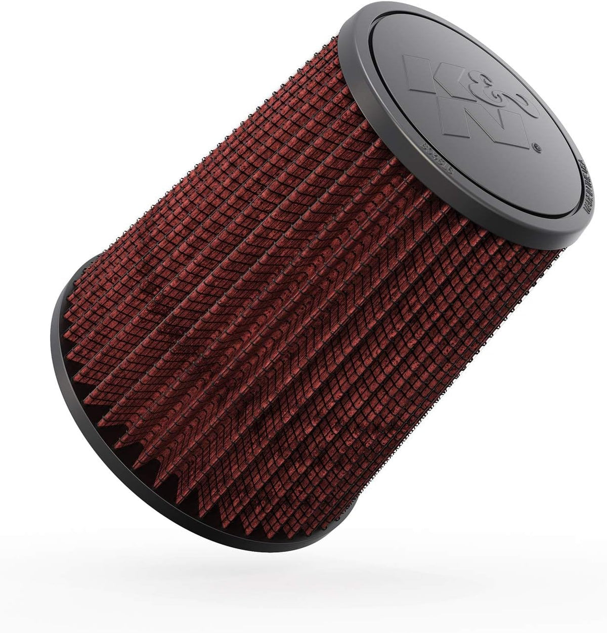 K&N FILTER RF-1015 K&N High-Flow Original Lifetime Universal Clamp-On Air Filter: High Performance, Premium, Washable: Flange Diameter: 4 In, Filter Height: 7 In, Flange Length: 0.625 In, Shape: Round Tapered, RF-1015