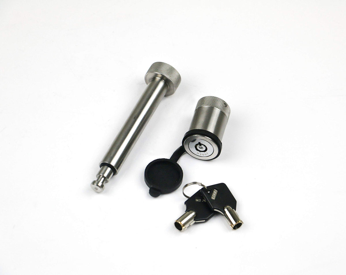 WEIGH SAFE WS06 Weigh Safe WS06 - Keyed Alike Dual Pin Lock and Receiver Pin (Designed to Function with 2",2.5" & 3" Receivers). ONLY FITS 180 Hitch Ball MOUNTS, Black