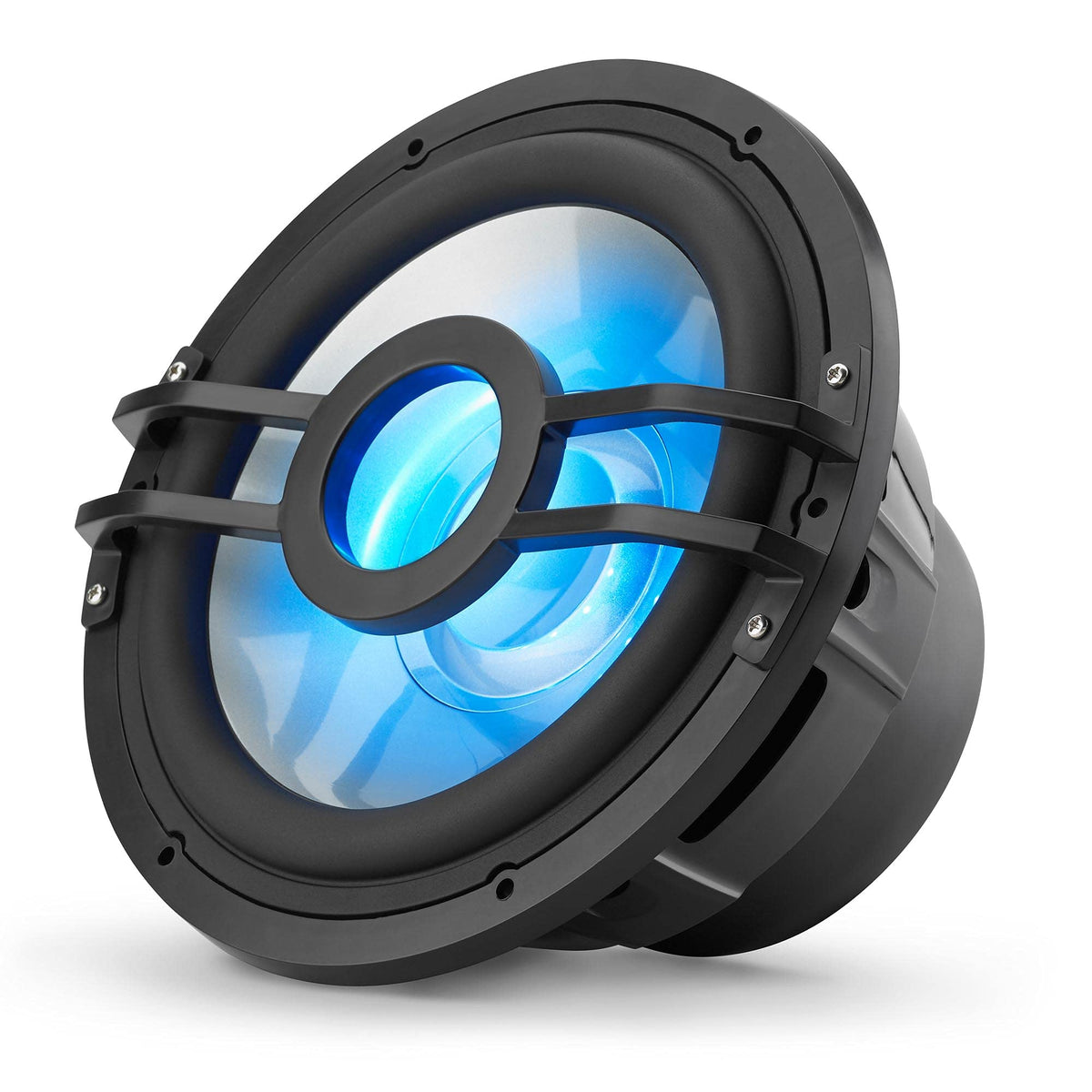 CLARION 010-03050-00 Clarion CMSP-101RGB-4 10" Marine Subwoofer with RGB LEDs, Single 4-Ohm, 250 Watts