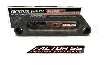 FACTOR 55 00026 Factor 55 Hawse Offset Fairlead for Synthetic Winch Rope, 1.5" Thickness - Gray