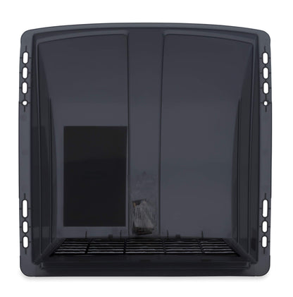 CAMCO 40453 Camco Standard Roof Vent Cover, Opens for Easy Cleaning, Aerodynamic Design, Easily Mounts to RV with Included Hardware-Smoke (40453)