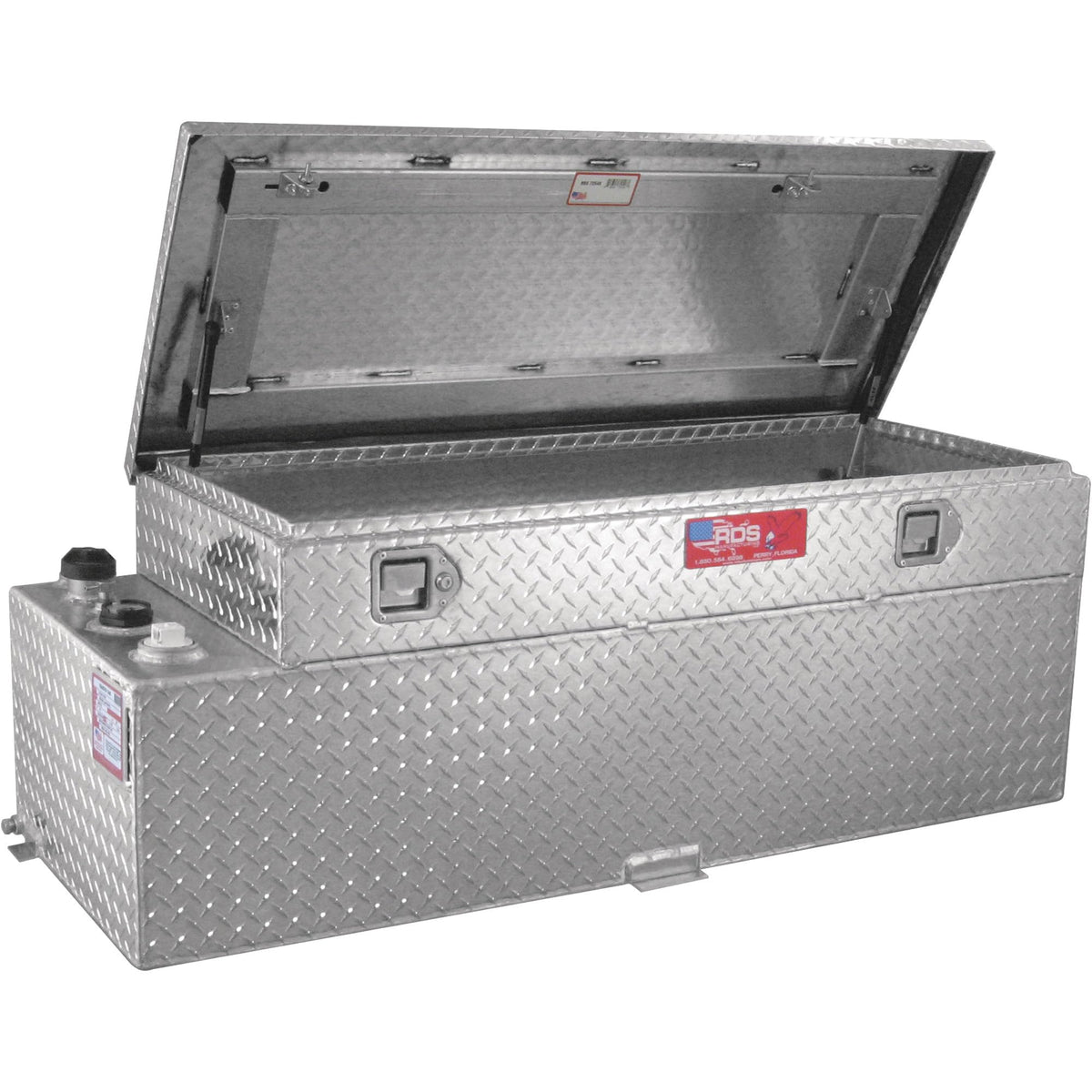 RDS MFG INC 72548 RDS MFG INC - 72548 Fuel Transfer Tank/Auxiliary Fuel Tank/Toolbox Combo - 60 Gallon