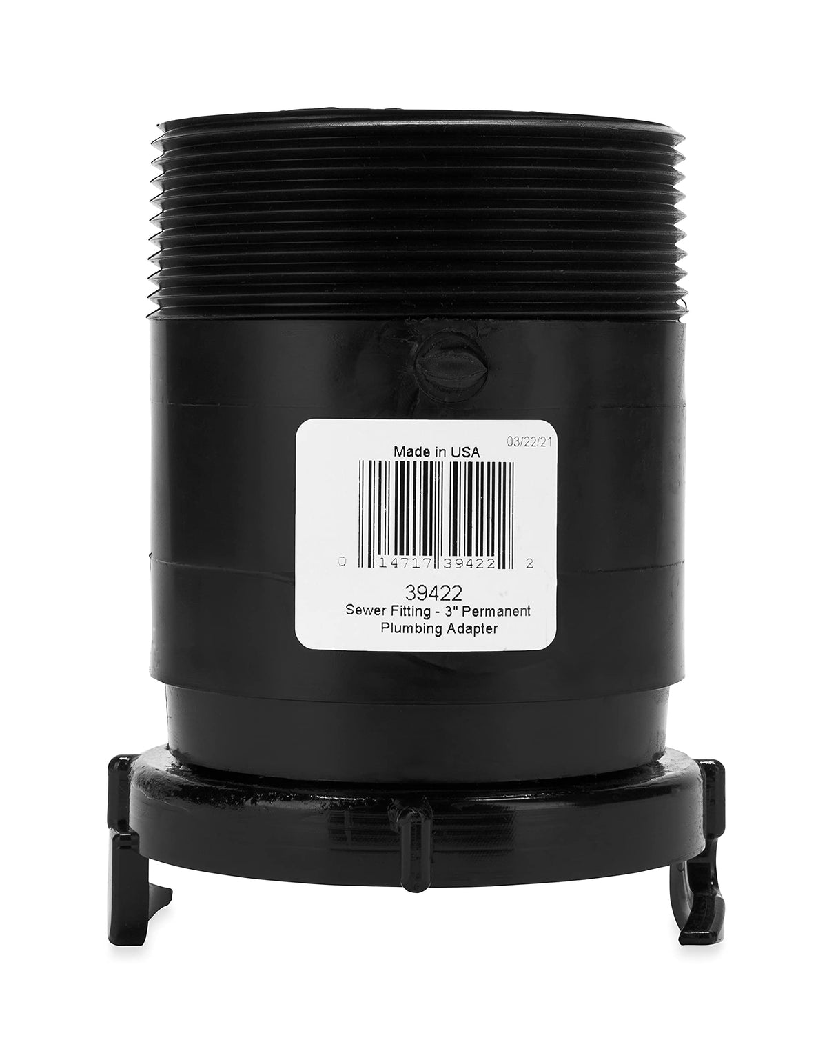 CAMCO 39422 Camco Camper/RV Sewer Fitting Adapter | Features a Straight Fitting & Bayonet Fitting | Simple Camper Sewer Hose Hookup (39422)