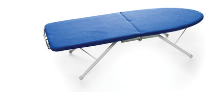 CAMCO 43904 Camco Folding Ironing Board- Easily Folds for Convenient Storage After Each Use Perfect for Traveling, RVs and Campers- (43904), Blue and White