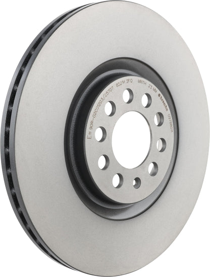 BREMBO 09788011C02 Brembo 09.7880.11 UV Coated vented Front Brake Rotor AUDI/SEAT/SKODA/VW/VW (FAW) OE# 8N0615301A