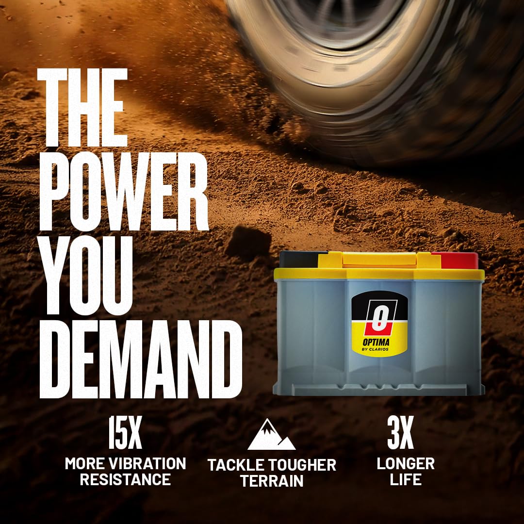 Optima 7094-194 OPTIMA® Batteries High Performance DH7 YELLOWTOP® Sealed AGM Battery