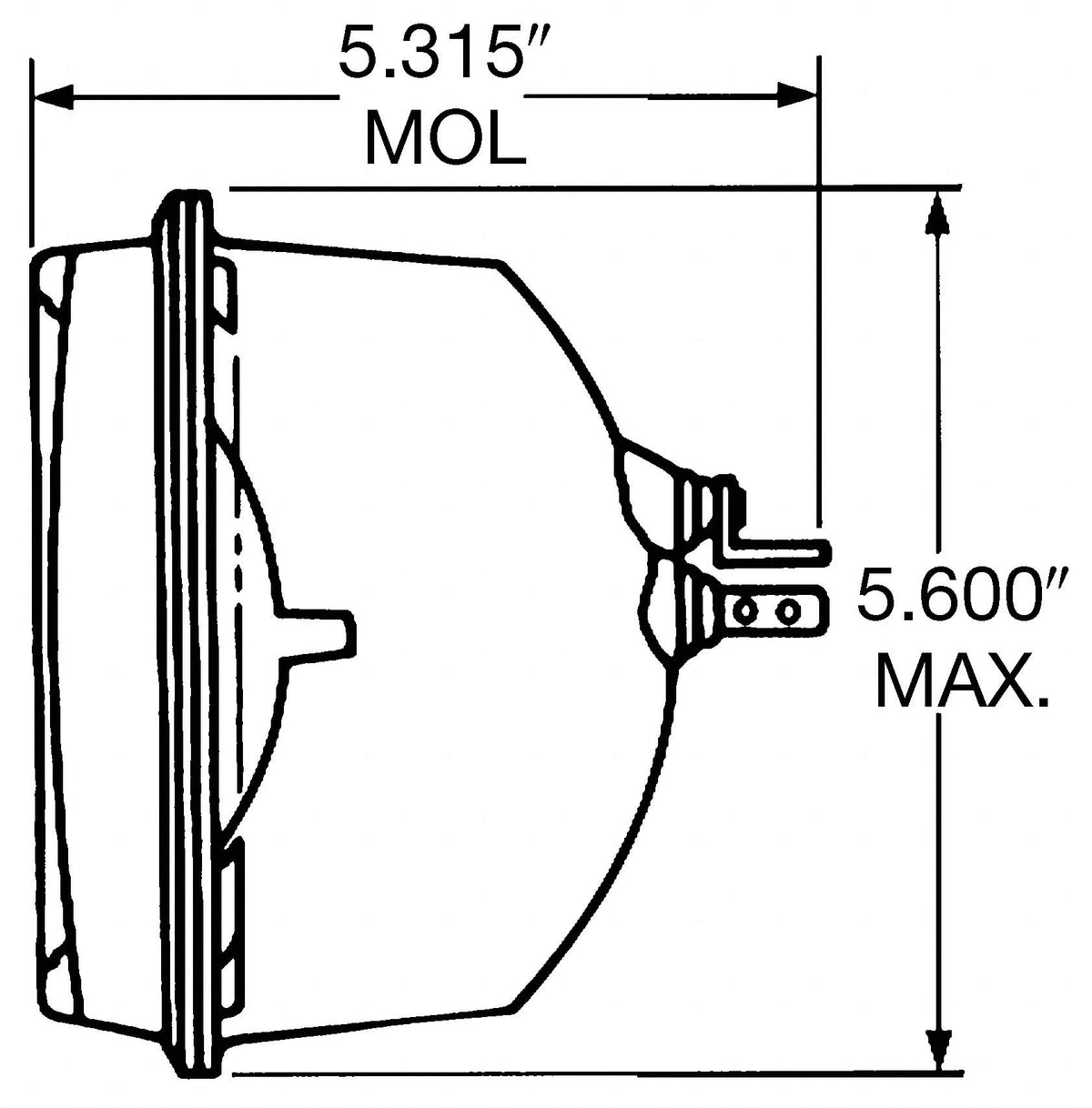 WAGNER H6054BL Wagner BriteLite H6054BL Headlight Box of 1