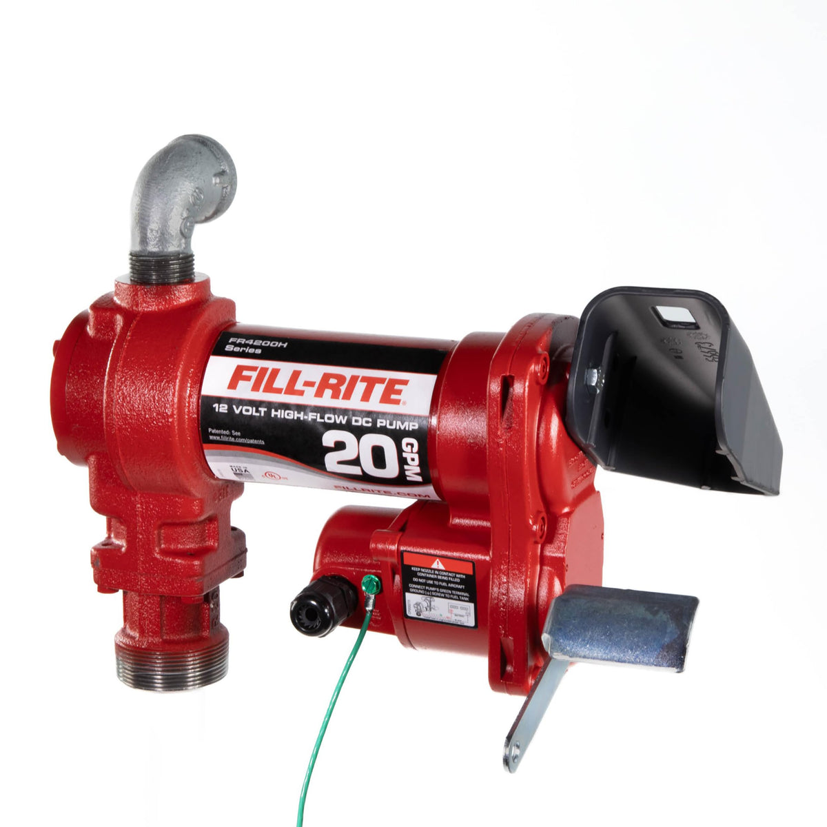 FILL RITE FR4204H Fill-Rite FR4204H 12V 20 GPM Fuel Transfer Pump (Pump Only) | Gasoline, Diesel, Kerosene, Ethanol Blends, Methanol Blends, & Biodiesel