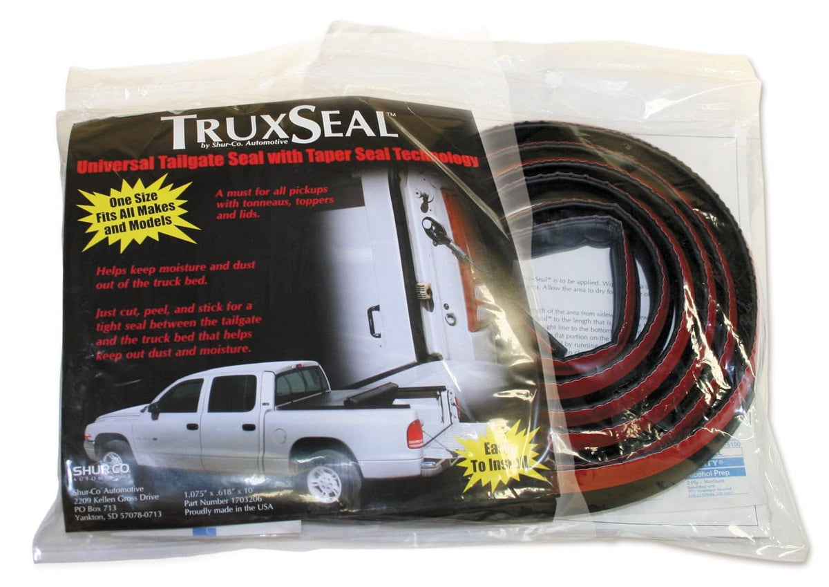 TRUXEDO 1118263 RealTruck TruXedo TruXseal Universal Tailgate Seal | 1118263 | 200' Spool Universal Fitment