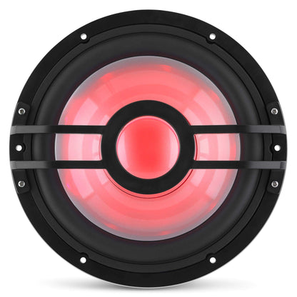 CLARION 010-03050-00 Clarion CMSP-101RGB-4 10" Marine Subwoofer with RGB LEDs, Single 4-Ohm, 250 Watts