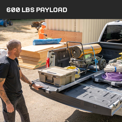 CARGOGLIDE DCG600-6324 CargoGlide Truck Bed Slide – 600 lb Capacity, 75% Extension – Heavy-Duty Pickup Cargo Slide for Easy Bed Access – Compatible with CargoGlide 600/75% / 24" W / 63" L
