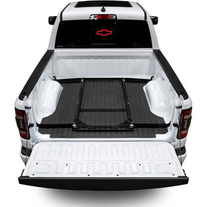 BEDSLIDE BSA-GM68 Bedslide No-Drill Truck Bed Brackets, for Truck Bed Organizer, Fits Chevy Silverado and GMC Sierra, Years 2019-2024, 5'9" Bed, Black