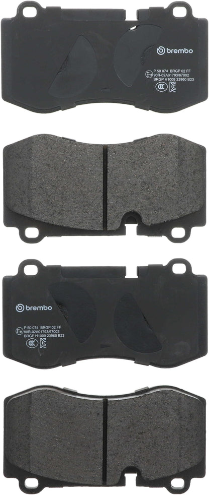 BREMBO P50074 Brembo P50074 Low-Met Front Disc Brake Pad Set MERCEDES-BENZ OE# A0044206220