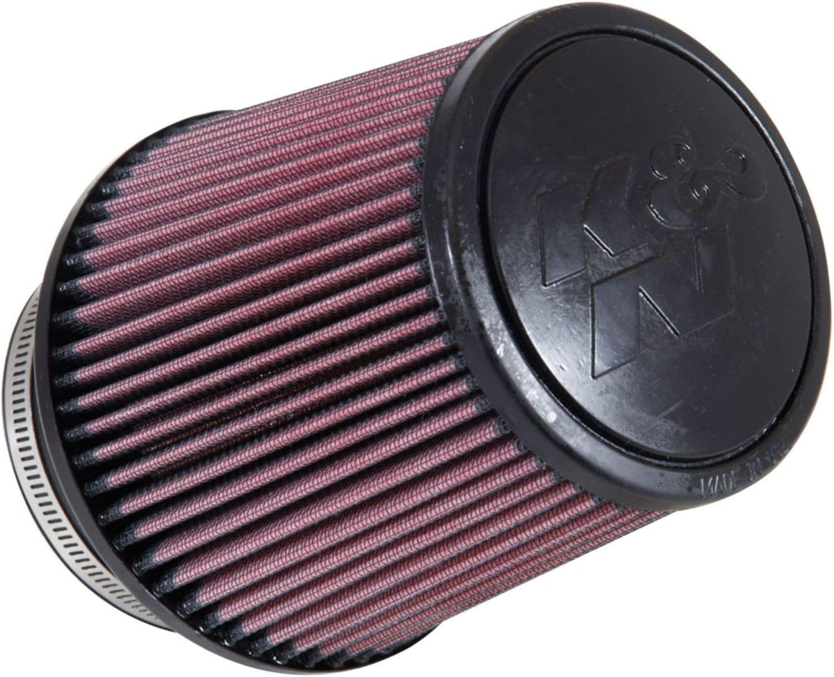 K&N FILTER RE-0850 K&N High-Flow Original Lifetime Universal Clamp-On Air Filter: High Performance, Premium, Washable: Flange Diameter: 4 In, Filter Height: 6 In, Flange Length: 1.75 In, Shape: Round Tapered, RE-0850