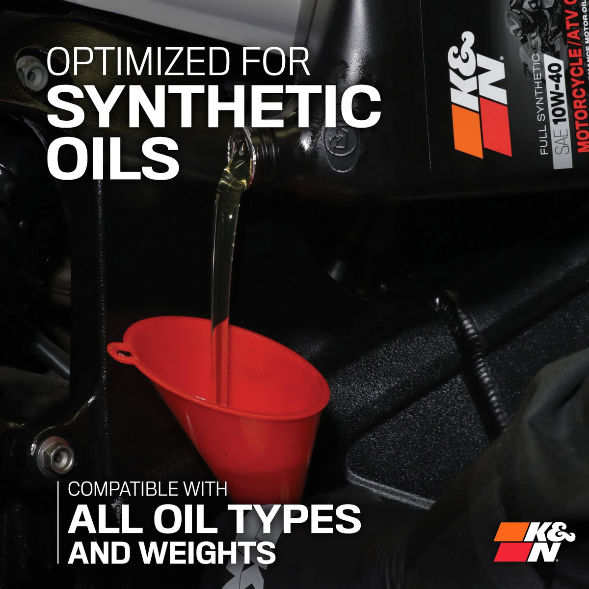 K&N FILTER KN-151 K&N Motorcycle Oil Filter: High Performance, Premium, KN-151